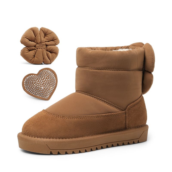 Girls Faux Fur Snow Boots Dream Pairs